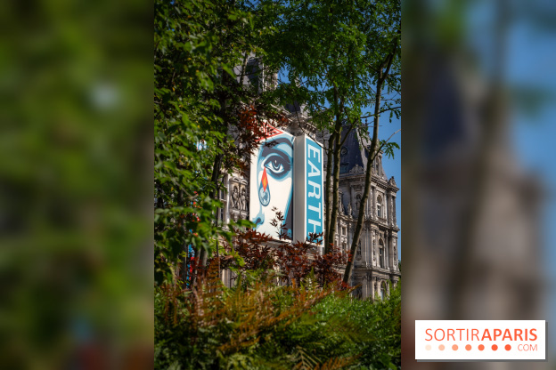 Hôtel de Ville - De Paris à Belem - Forêt Urbaine - Obey  - A7C03047