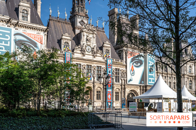Hôtel de Ville - De Paris à Belem - Forêt Urbaine - Obey  - A7C03307
