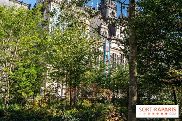 Hôtel de Ville - De Paris à Belem - Forêt Urbaine - Obey  - A7C03309