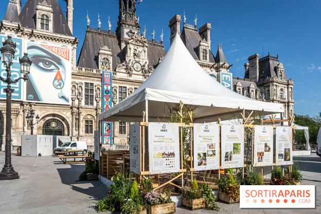 Hôtel de Ville - De Paris à Belem - Forêt Urbaine - Obey  - A7C03321