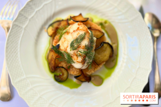 Patio terrasse La Réserve Paris - Lotte et quinoa