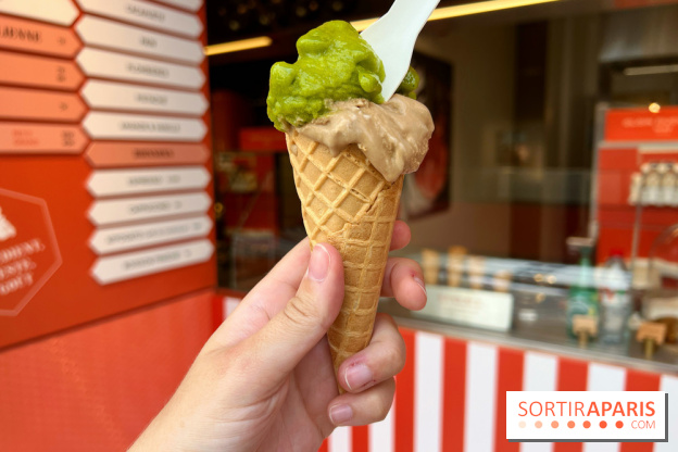 La Glace Alain Ducasse - Sorbet herbes fraiches, glace pain