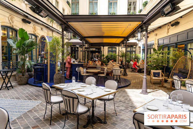 Maison Delano restaurant et terrasse cachée Paris 8e - terrasse