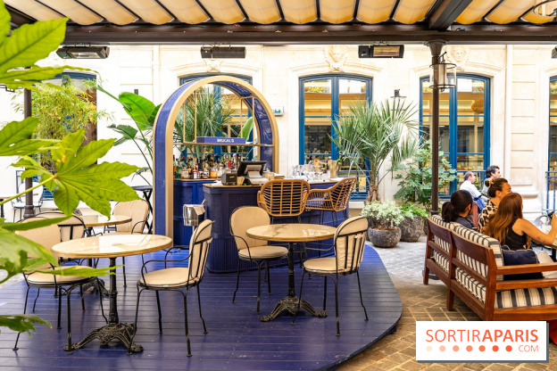 Maison Delano restaurant et terrasse cachée Paris 8e - terrasse