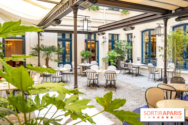 Maison Delano restaurant et terrasse cachée Paris 8e - terrasse