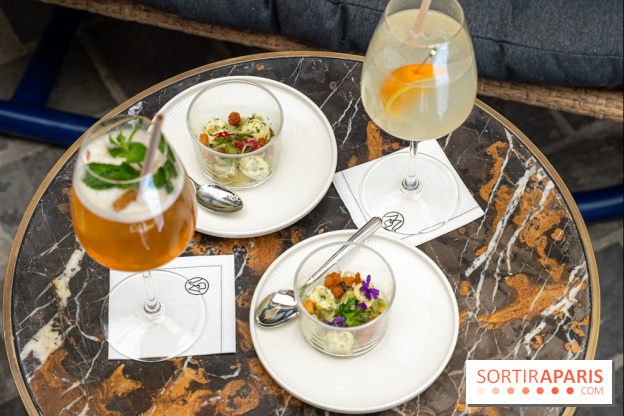 Maison Delano restaurant et terrasse cachée Paris 8e - amuse bouche