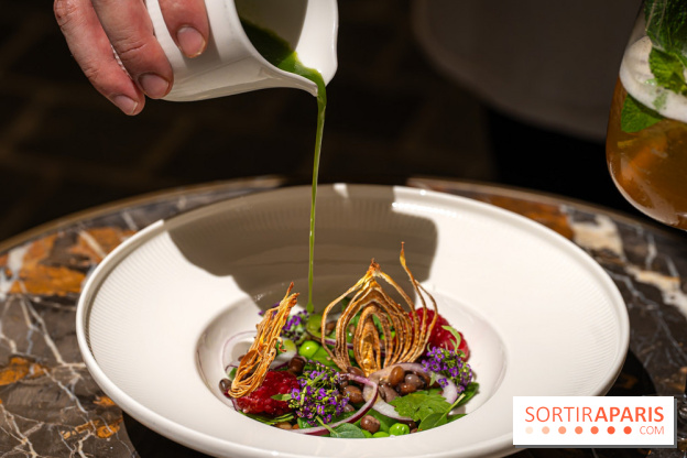 Maison Delano restaurant et terrasse cachée Paris 8e - Jardin des Pois