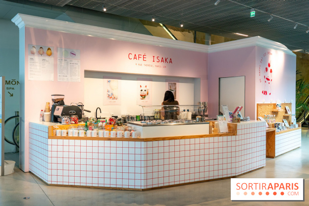 Le pop-up de glace Café Isaka à la Samaritaine avec salon de thé