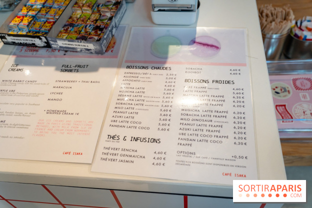 Le pop-up de glace Café Isaka à la Samaritaine avec salon de thé