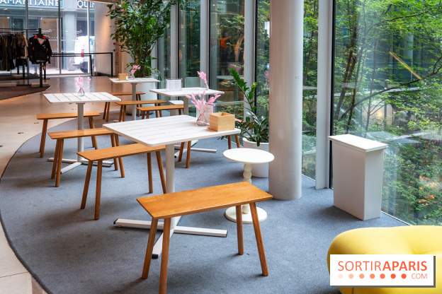 Le pop-up de glace Café Isaka à la Samaritaine avec salon de thé