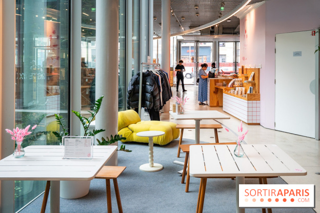 Le pop-up de glace Café Isaka à la Samaritaine avec salon de thé