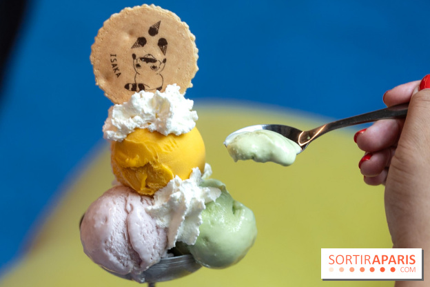 Le pop-up de glace Café Isaka à la Samaritaine avec salon de thé