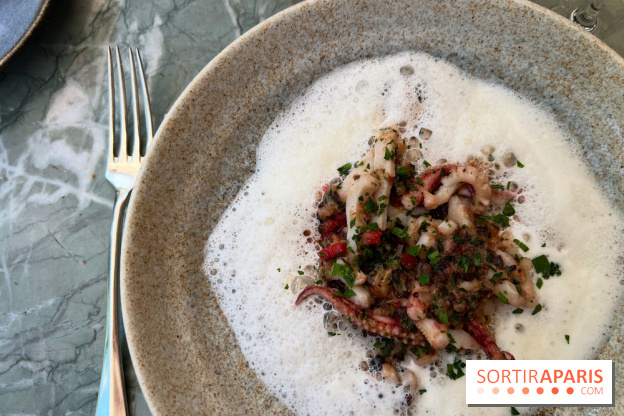 Divellec - Encornets en persillade, chorizo