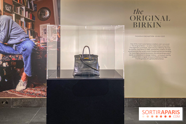 Fashion Icons : exposition gratuite du Birkin original chez Sotheby's Paris