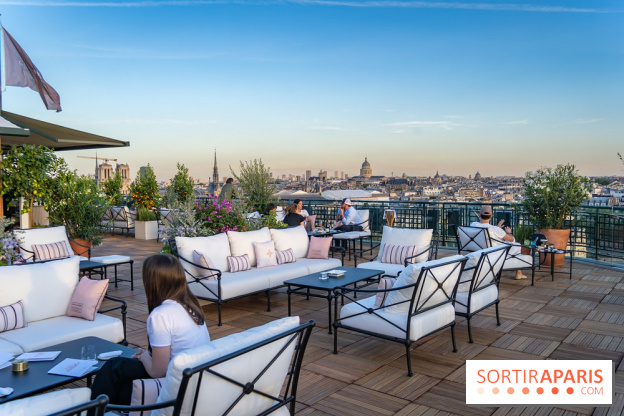 Céleste, le bar estival en rooftop du Cheval Blanc se dévoile