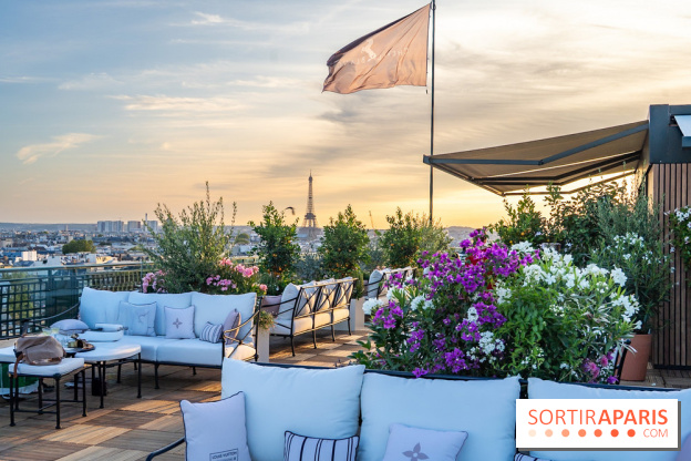 Céleste, le bar estival en rooftop du Cheval Blanc se dévoile