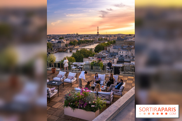 Céleste, le bar estival en rooftop du Cheval Blanc se dévoile