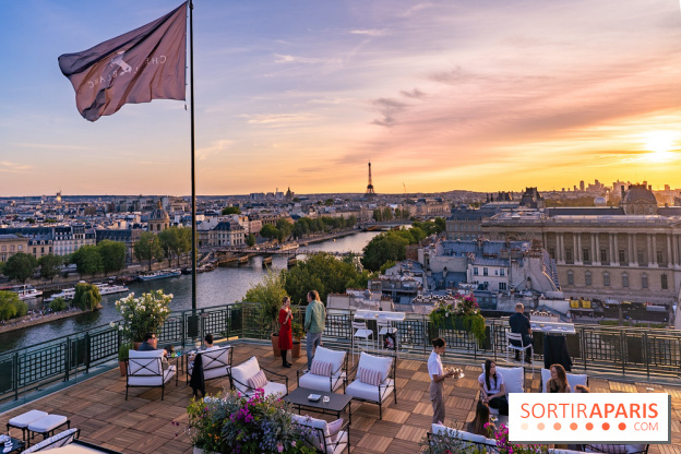 Céleste, le bar estival en rooftop du Cheval Blanc se dévoile