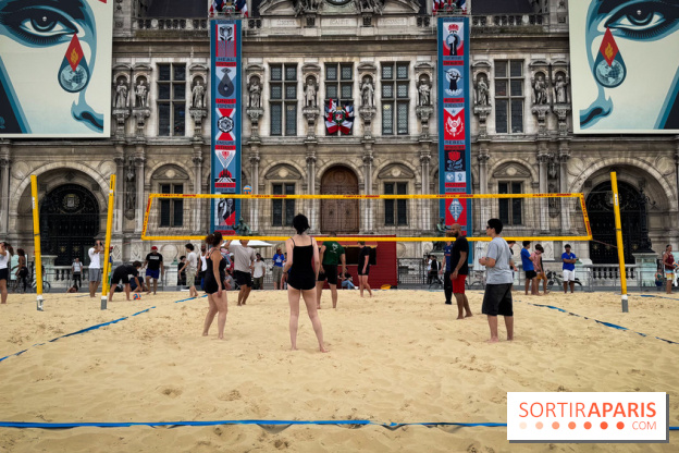 Beach-Volley à l'Hôtel de Ville