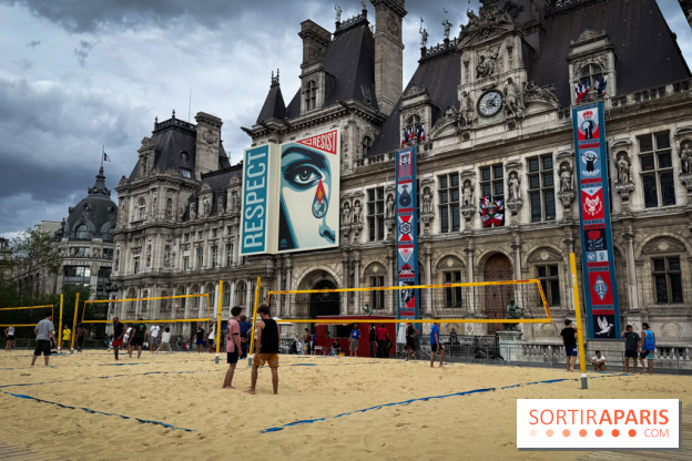 Beach-Volley à l'Hôtel de Ville