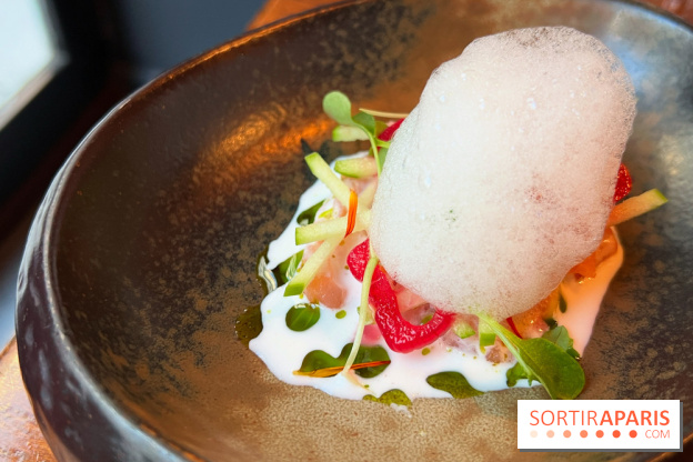 Machizo - Saumon, burrata, pomme, verveine