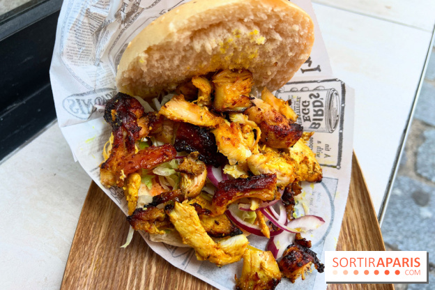 Ti Dodo Gourmand - Sandwich dipain rond poulet