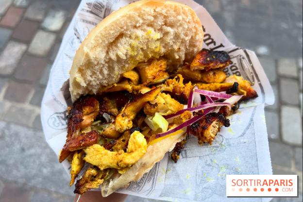 Ti Dodo Gourmand - Sandwich dipain rond poulet