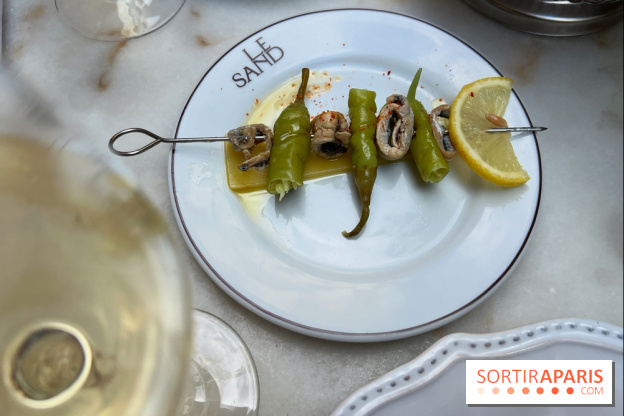 Le Sand - Pinxo anchois guindillas