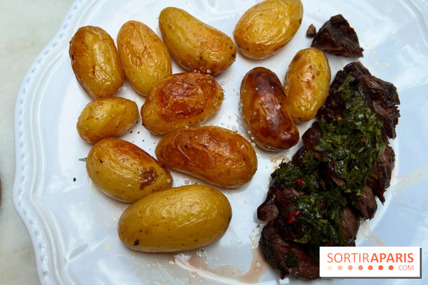 Le Sand - Onglet de boeuf chimichurri