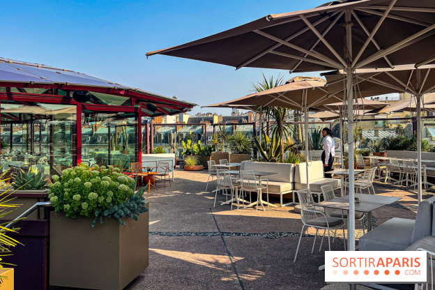 Bar Les Ombres : cocktails & tapas sur le rooftop du Musée du Quai Branly avec vue sur la tour Eiffel