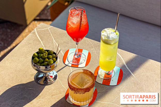 Bar Les Ombres : cocktails & tapas sur le rooftop du Musée du Quai Branly avec vue sur la tour Eiffel