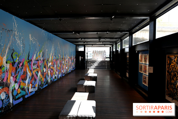 JonOne : nos photos de son exposition rétrospective sur Fluctuart à Paris