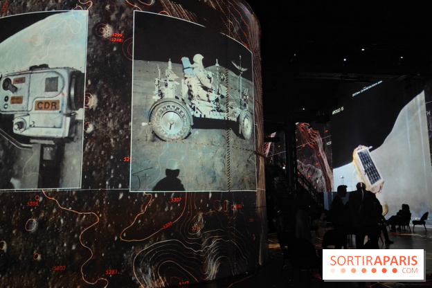 Destination Lune : un voyage immersif dans les étoiles à l'Atelier des Lumières - photos
