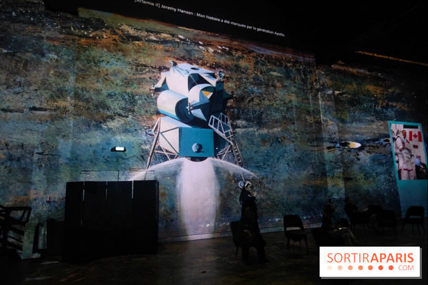 Destination Lune : un voyage immersif dans les étoiles à l'Atelier des Lumières - photos
