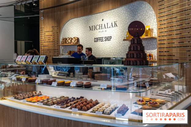 Le Coffee Shop Michalak au Printemps Haussmann, les photos