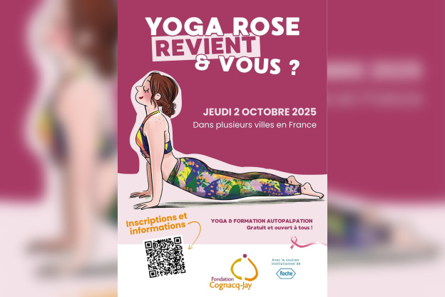 Yoga Rose - Affiche yoga rose 2025 fondation