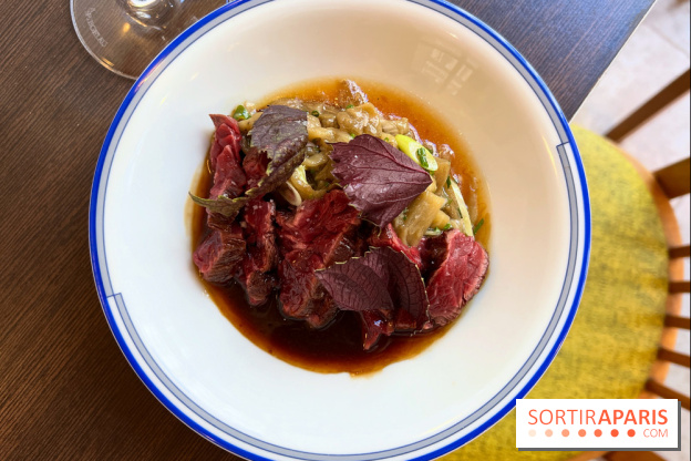 Comptoir Lazu - Tataki de boeuf, ponzu, shizo