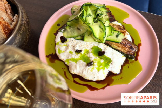 Comptoir Lazu - Courgettes crues et cuites, stracciatella