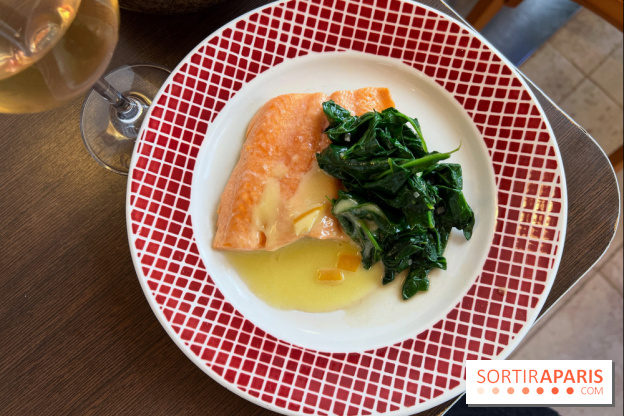 Comptoir Lazu - Truite beurre blanc, épinards