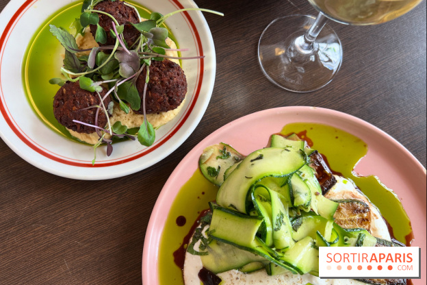 Comptoir Lazu - Courgettes crues et cuites, stracciatella