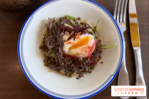 Comptoir Lazu - Salade de lentilles, oeuf parfait