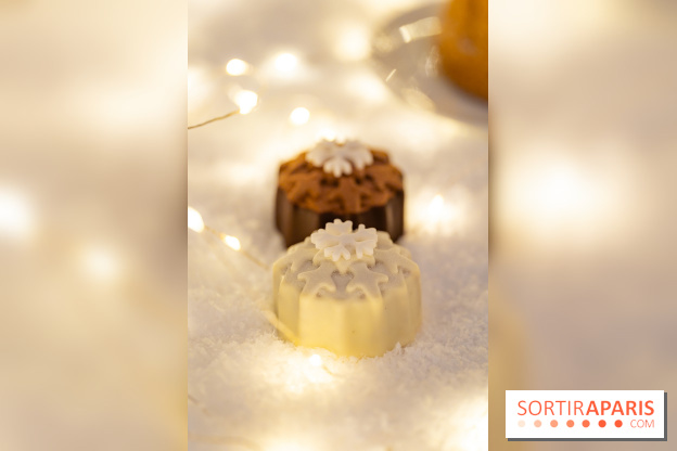 la Bûche de Noêl du Mandarin Oriental Lutetia aux Lumières de Paris
