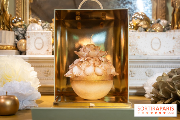 Les bûches et créations de Noël et fêtes de Ladurée 2025