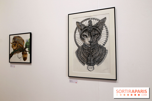 Ardif : nos photos de son exposition 'Felines Mechanimal'