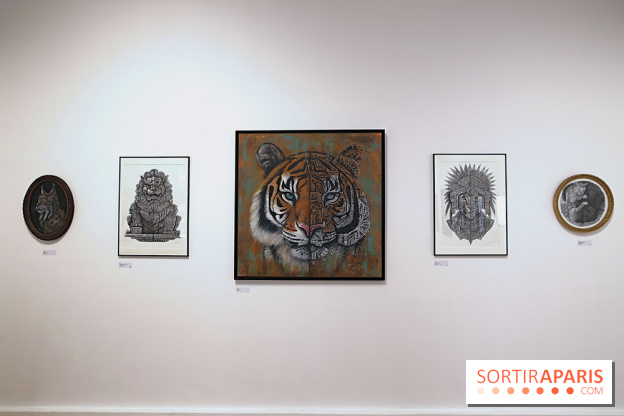 Ardif : nos photos de son exposition 'Felines Mechanimal'