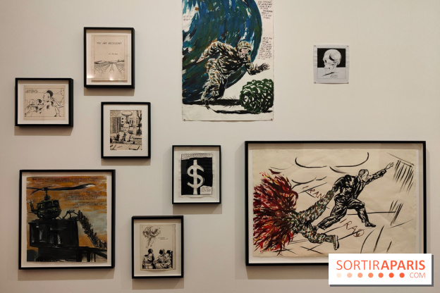 Underground : l'exposition ironique de Raymond Pettibon au Musée Picasso - nos photos - fotor 1760090637764