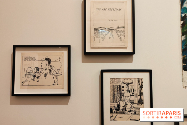 Underground : l'exposition ironique de Raymond Pettibon au Musée Picasso - nos photos