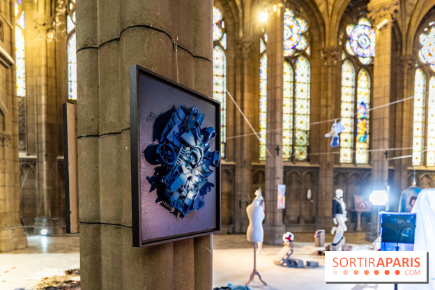 Exposition street-art et mode gratuit dans une chapelle à Paris : à la Croisée des Arts - photos - A7C09036