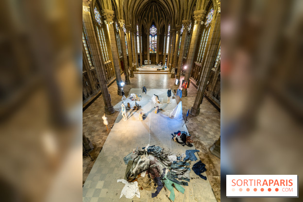Exposition street-art et mode gratuit dans une chapelle à Paris : à la Croisée des Arts - photos