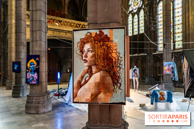 Exposition street-art et mode gratuit dans une chapelle à Paris : à la Croisée des Arts - photos - A7C08990